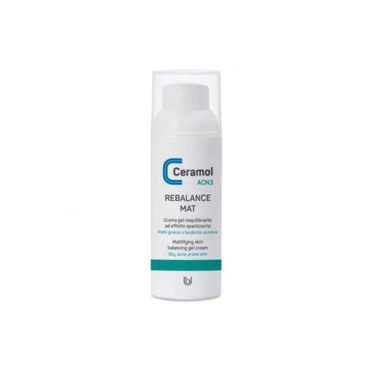 Ceramol Rebalance Mat Crema Viso Opacizzante 50 ml