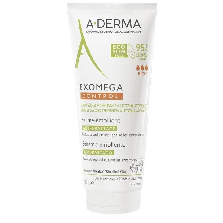 A-Derma Exomega Control Balsamo Emolliente Anti Prurito 200 ml