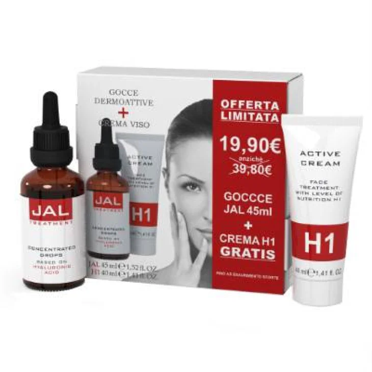 Vital Plus JAL Gocce Dermoattive 45 ml + Crema Viso H1 40 ml omaggio