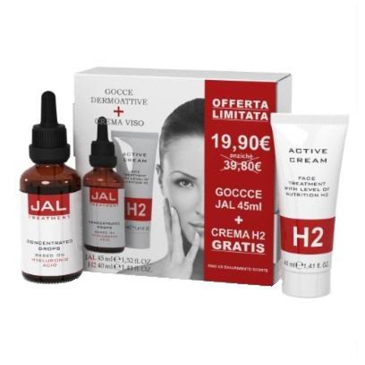 Vital Plus JAL Gocce Dermoattive 45 ml + Crema Viso H2 40 ml omaggio