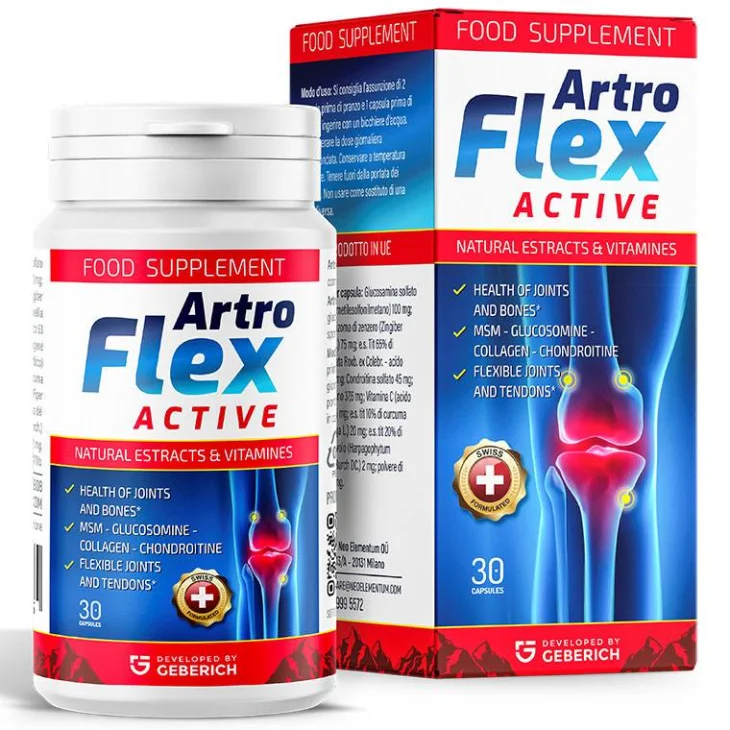Artroflex Active Integratore per Articolazioni e Legamenti 30 capsule