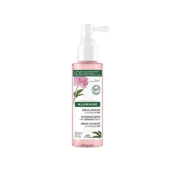 Klorane SOS Siero Spray Lenitivo alla Peonia Bio per il Cuoio Capelluto 100 ml