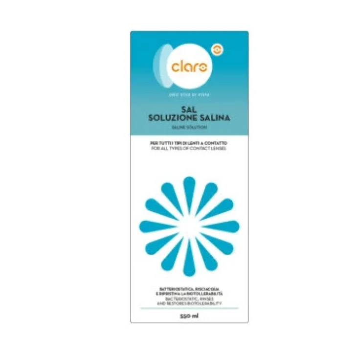 Claro Sal Soluzione Salina Isotonica per Lenti a Contatto 550 ml