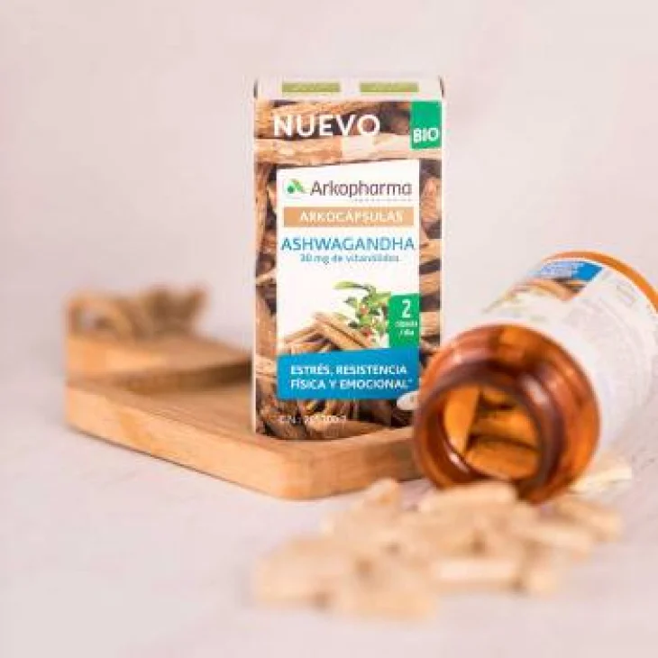 Arkopharma Arkocapsule Ashwagandha Bio Integratore Contro lo Stress 60 capsule