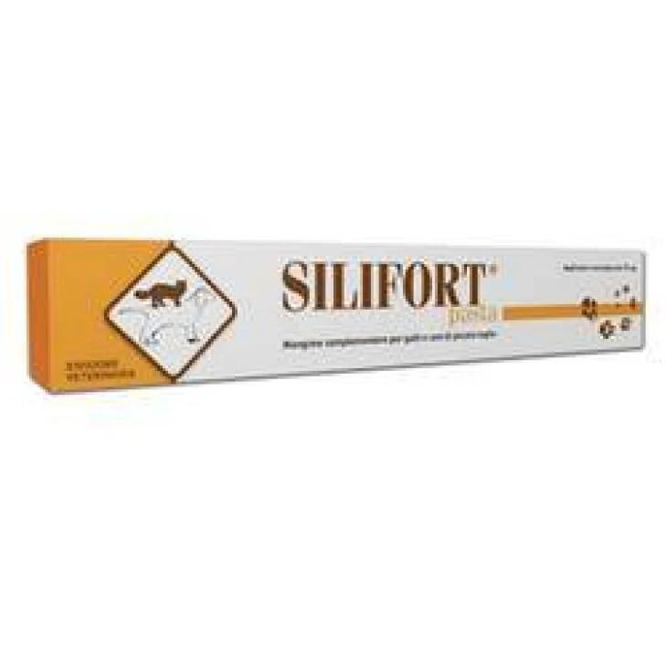 Silifort Pasta Mangime Complementare per Cani e Gatti per il Benessere del Fegato Siringa 15 g