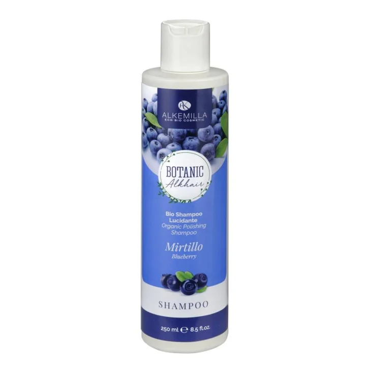 Alkemilla Bio Shampoo Lucidante Mirtillo per Capelli Secchi 250 ml