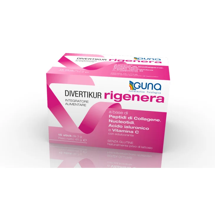 Guna Divertikur Rigenera Integratore Antiossidante 15 stick