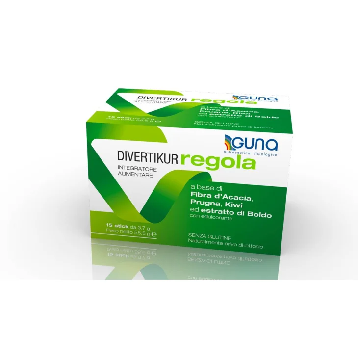 Guna Divertikur Regola Integratore per il Transito Intestinale 15 stick