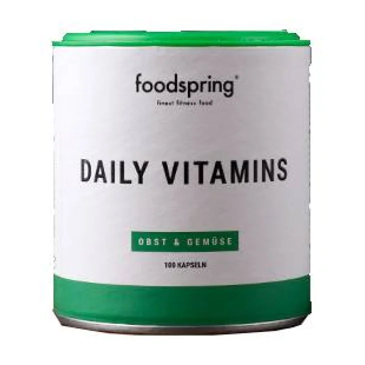 Foodspring Daily Vitamins Integratore Multivitaminico 100 capsule