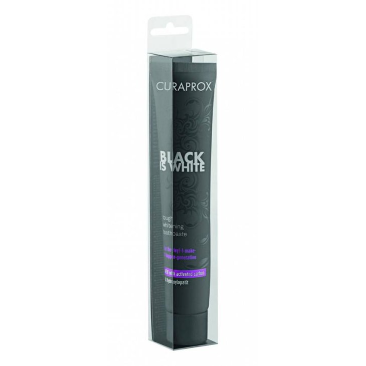 Curaprox Black is White Dentifricio Rinfrescante Anti-Macchie Travel Size 10 ml