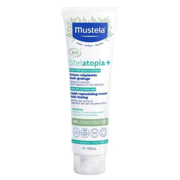 Mustela Stelatopia+ Crema bio relipidante anti-prurito Bio 150 ml