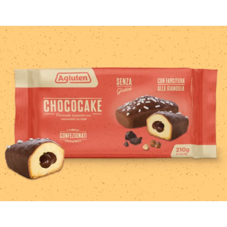 Agluten Chococake Plumcake al Cioccolato Senza Glutine 210 g Taglio Prezzo