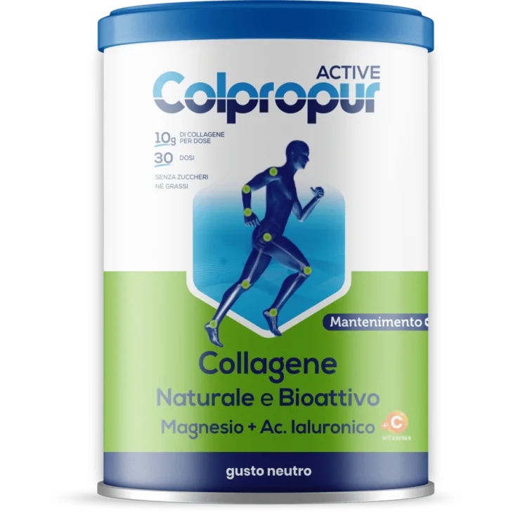 Colpropur Active Gusto Neutro Integratore per la resistenza muscolare 330 g