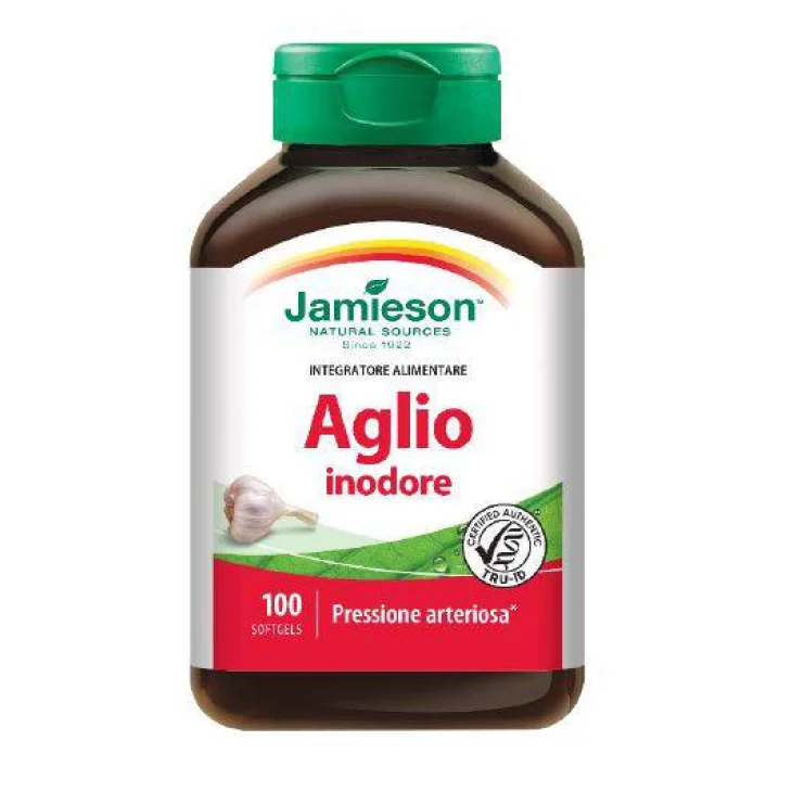 Jamieson Aglio Inodore Integratore per l'Apparato Cardiovascolare 100 softgel