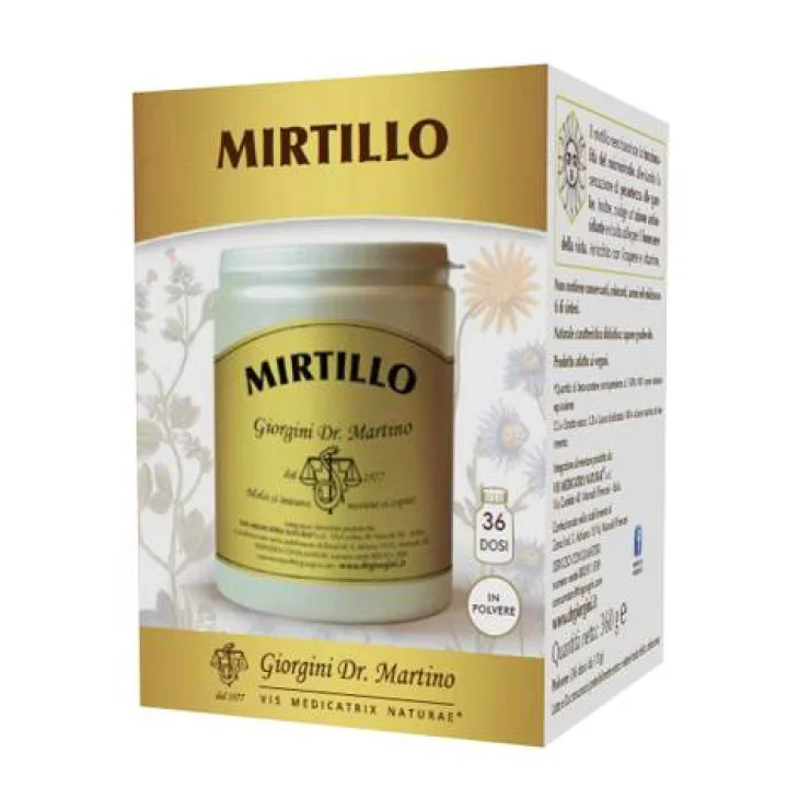 Dr Giorgini Mirtillo in Polvere per il Benessere degli occhi 360 g
