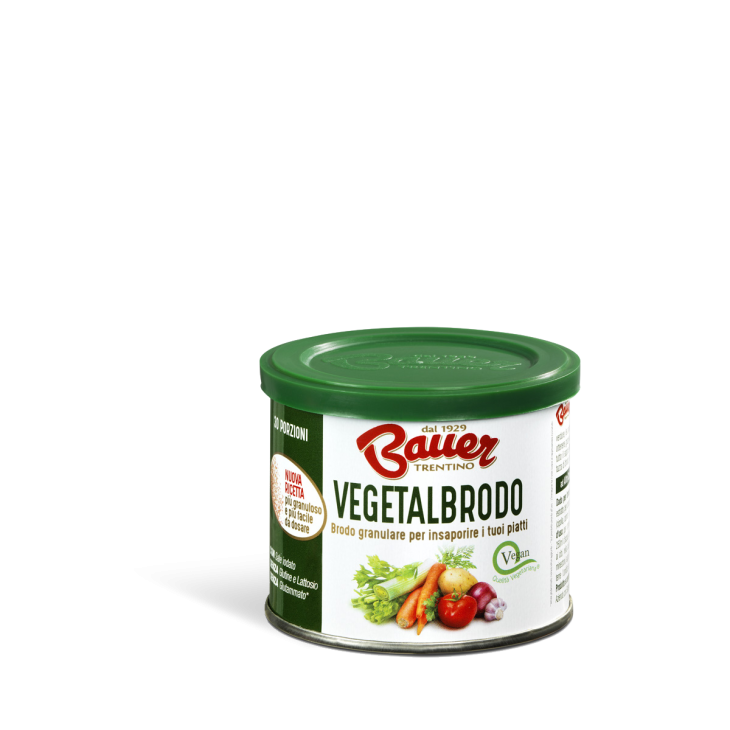 Bauer Vegetal Granulare per Brodo Senza Glutine e Lattosio 120 g