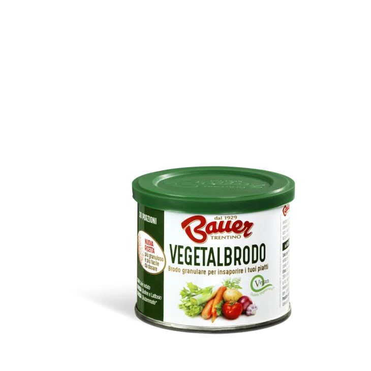 Bauer Vegetal Granulare per Brodo Senza Glutine e Lattosio 120 g