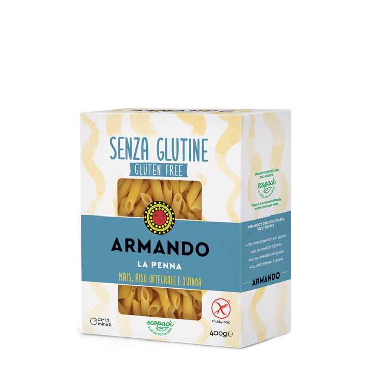 Armando la Penna con Mais Riso Integrale e Quinoa Senza Glutine 400 g