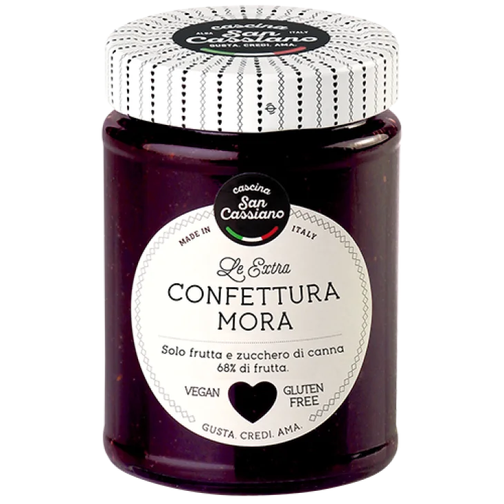 Cascina San Cassiano Confettura Extra di Mora Senza Glutine 340 g