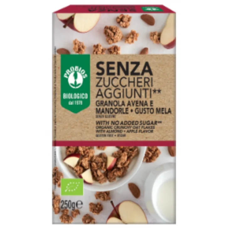 Probios Granola Avena e Nocciola Senza Glutine e Zuccheri 250 g
