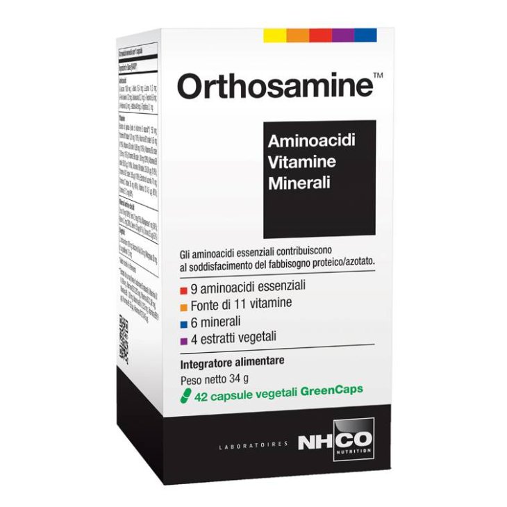 NHCO Orthosamine Integratore di Aminoacidi Vitamine e Minerali 42 capsule