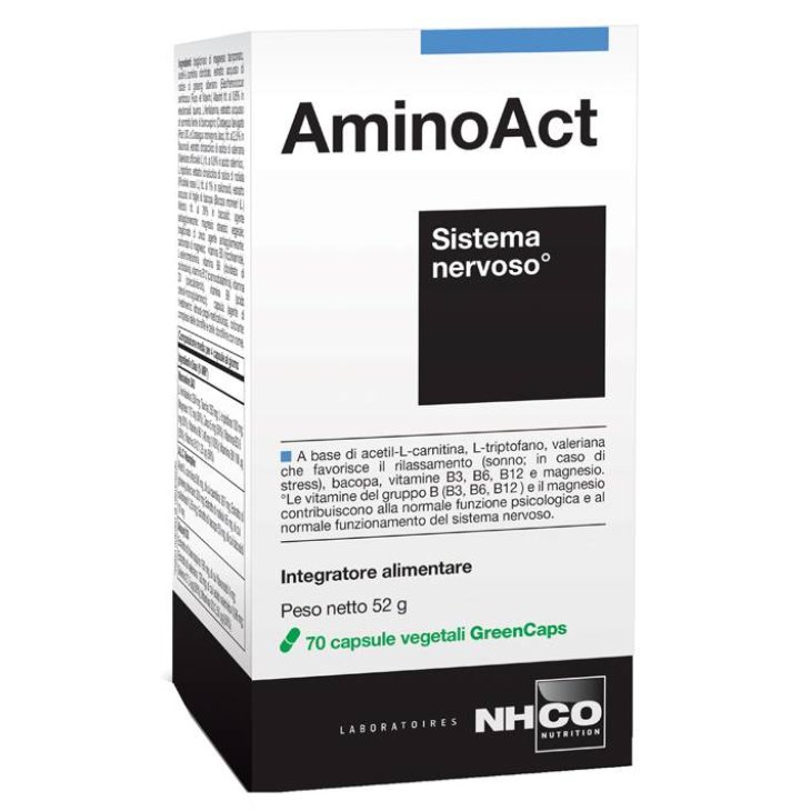 NHCO AminoAct Integratore per il Sistema Nervoso 70 capsule