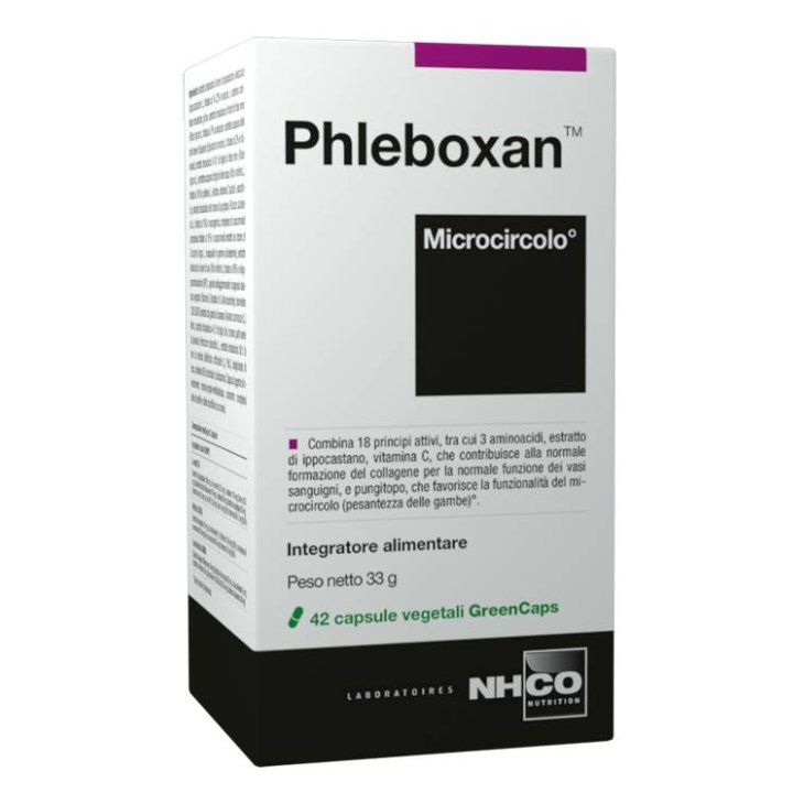 NHCO Phleboxan Integratore per il Microcircolo 42 capsule