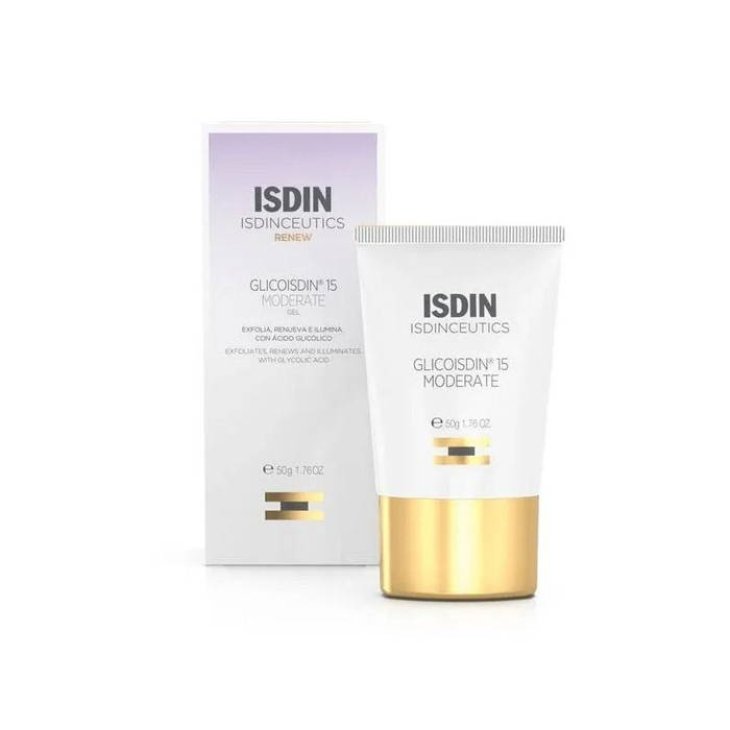 Isdin Isdinceutics Glicoisdin 15 Moderate Gel esfoliante per il viso 50 ml
