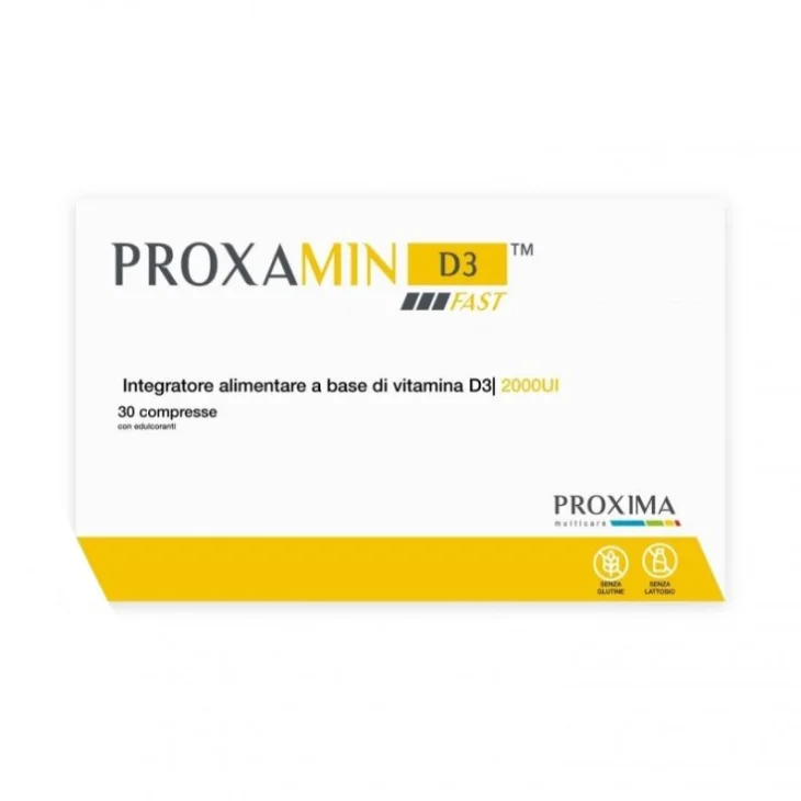 Proxamin D3 Fast Integratore per Ossa e Muscoli 30 Compresse