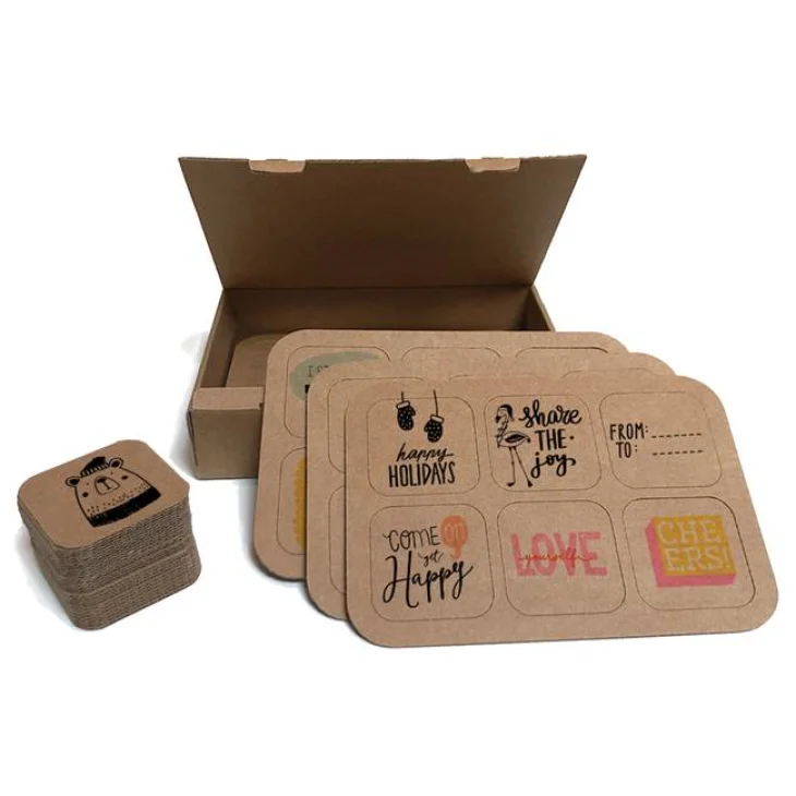 Tonki Kids Kit Bigliettini Tessere di Cartone Gioco per Bambini