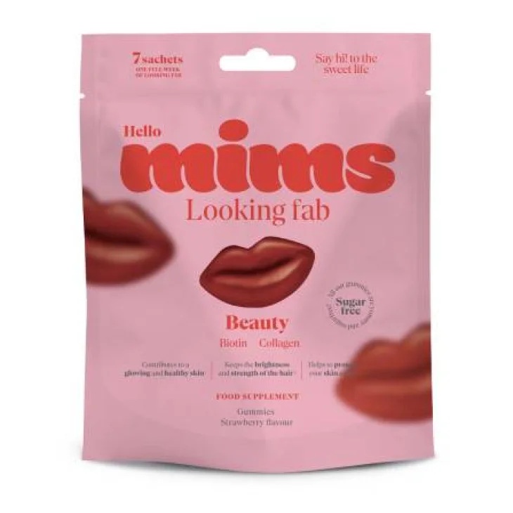 Mims Beauty Integratore per Pelle Capelli e Unghie 7 bustine