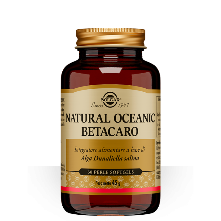 Solgar Natural Oceanic Betacaro Integratore per la Pelle 60 capsule