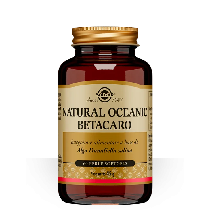 Solgar Natural Oceanic Betacaro Integratore per la Pelle 60 capsule