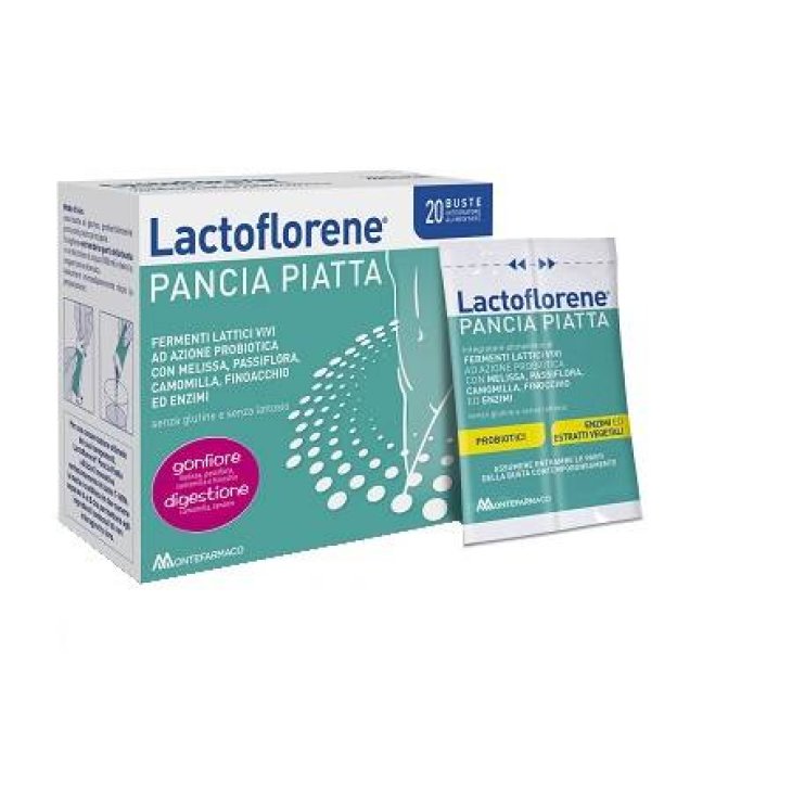 Lactoflorene Pancia Piatta Integratore Anti Gonfiori Addominali 20 bustine
