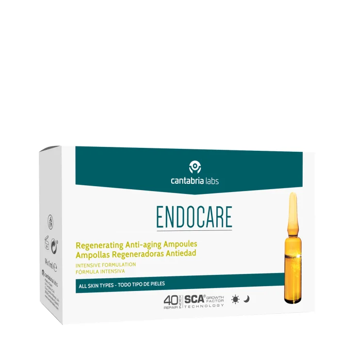 Difa Cooper Endocare Biorepair Ampolle Rigeneranti Anti-Età Viso 14 fiale da 1 ml