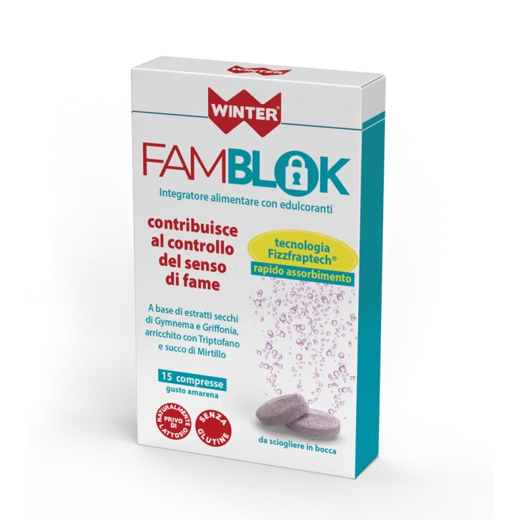 Winter Famblok Integratore per il Controllo del Senso di Fame 15 compresse