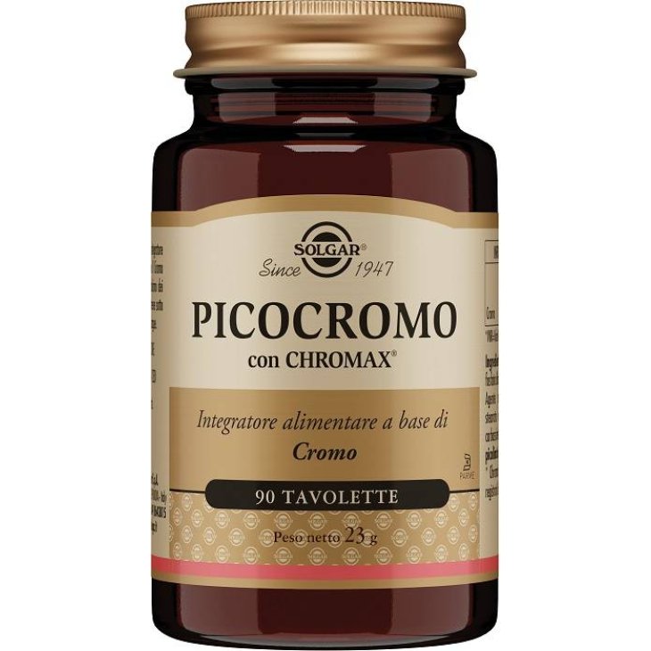 Solgar Picocromo Integratore per il Controllo degli Zuccheri 90 tavolette