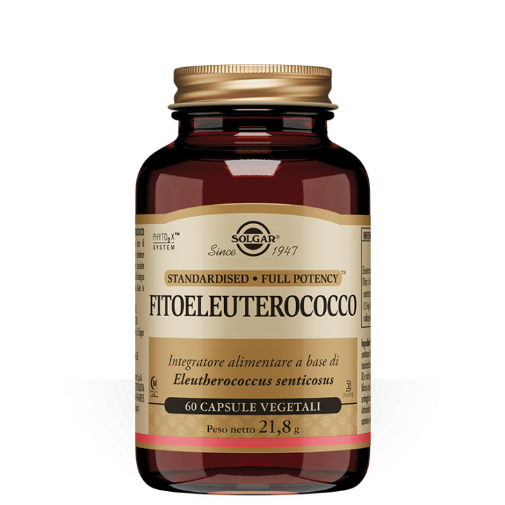 Solgar Fitoeleuterococco Integratore per la Concentrazione 60 capsule