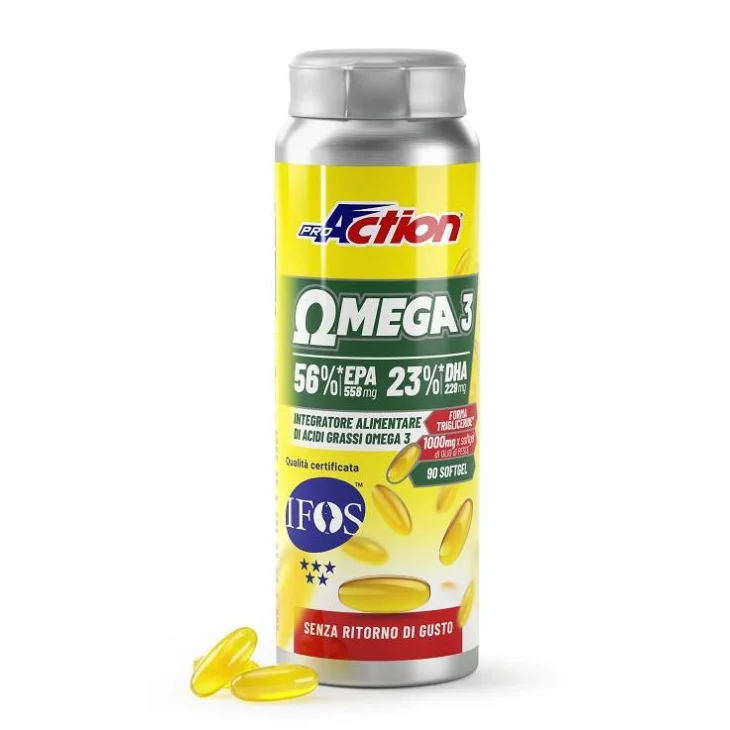 ProAction Omega 3 Integratore per Sportivi 90 softgel