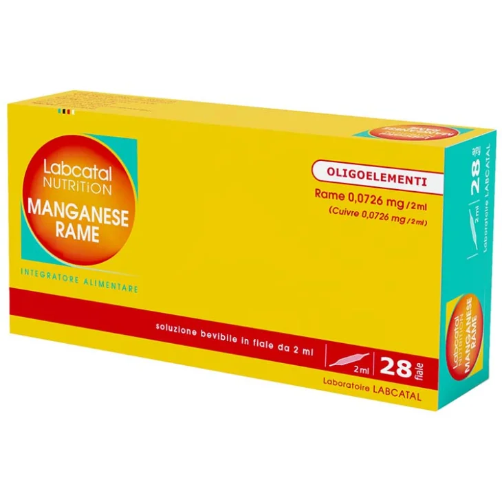 Labcatal Nutrition Manganese/rame 28 Fiale 2 Ml Labcatal Nutrition Manganese/rame 28 Fiale 2 Ml