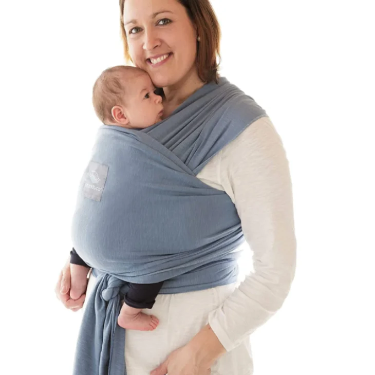 Baby Love 2000 Fascia Elastica Ergonomica Manduca Sling Porta Bebè Grigia