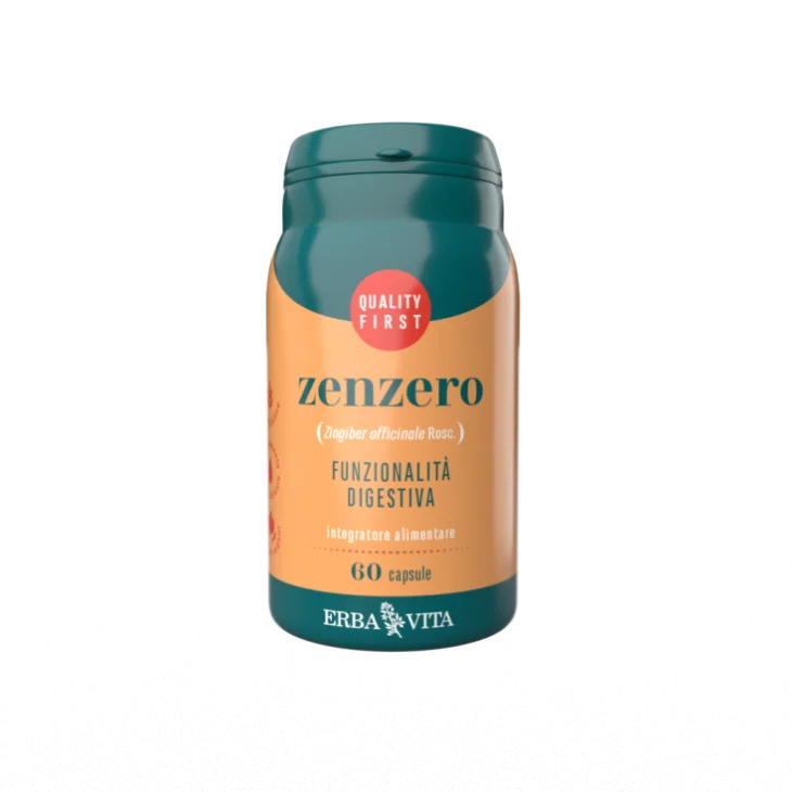Erba Vita Zenzero Integratore per la funzione digestiva 60 capsule