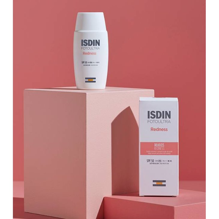 Isdin Foto Ultra Redness SPF 50 Crema Solare Viso Protezione Rossore 50 ml