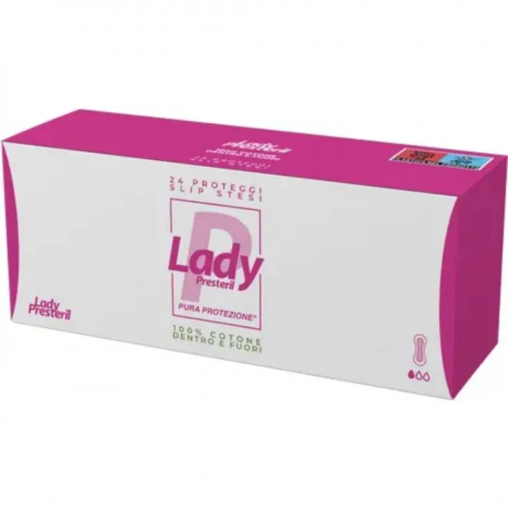 Corman Lady Presteril Proteggi Slip Stesi Biodegradabili 24 Pezzi
