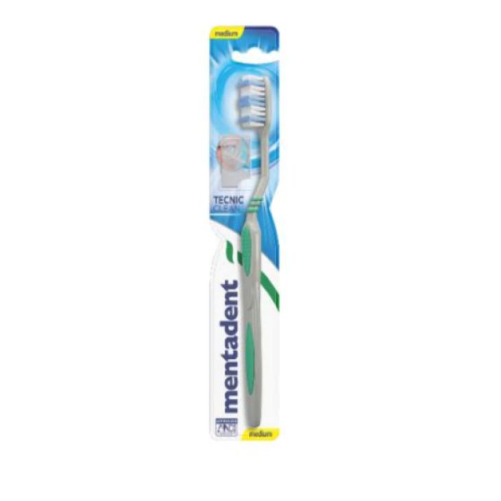 Mentadent Tecnic Clean Spazzolino con Setole Medium 1 pezzo