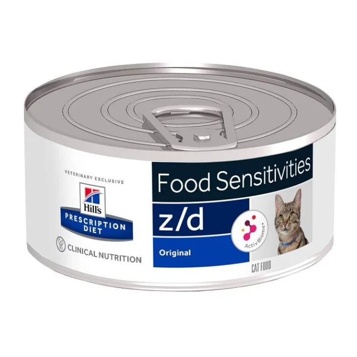 PRESCRIPTION DIET FELINE FOOD SENSITIVITIES Z/D 156 G