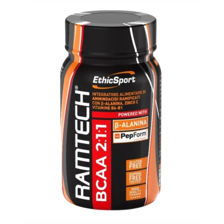 EthicSport Ramtech BCAA 2:1:1 Integratore di Aminoacidi 120 compresse da 1500 mg