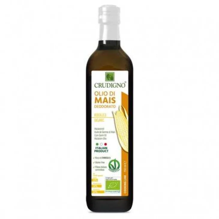 Crudigno Olio di Mais Deodorato Biologico 750 ml