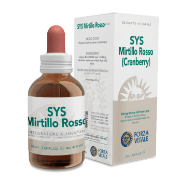 Forza Vitale SYS Mirtillo Rosso Gocce Tintura Madre 50 ml