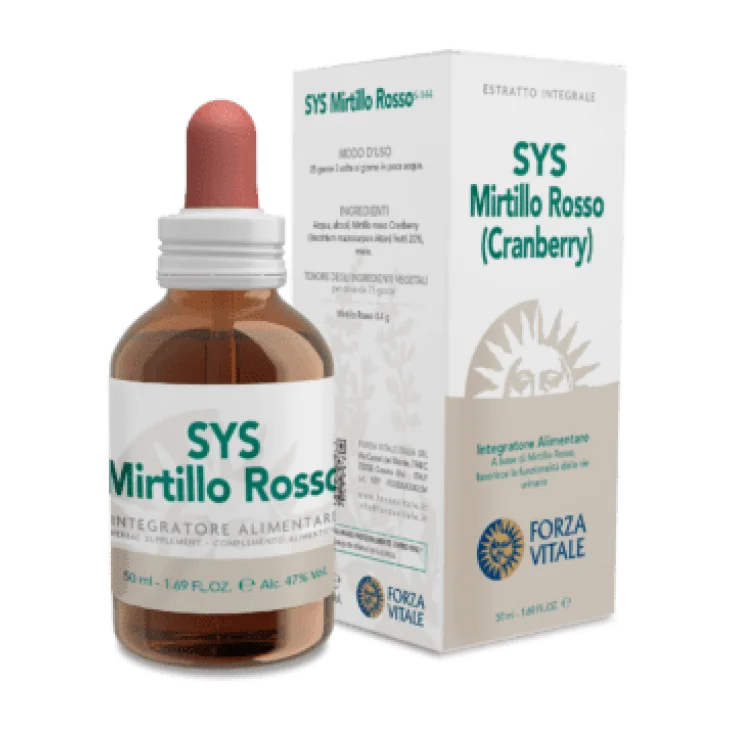 Forza Vitale SYS Mirtillo Rosso Gocce Tintura Madre 50 ml